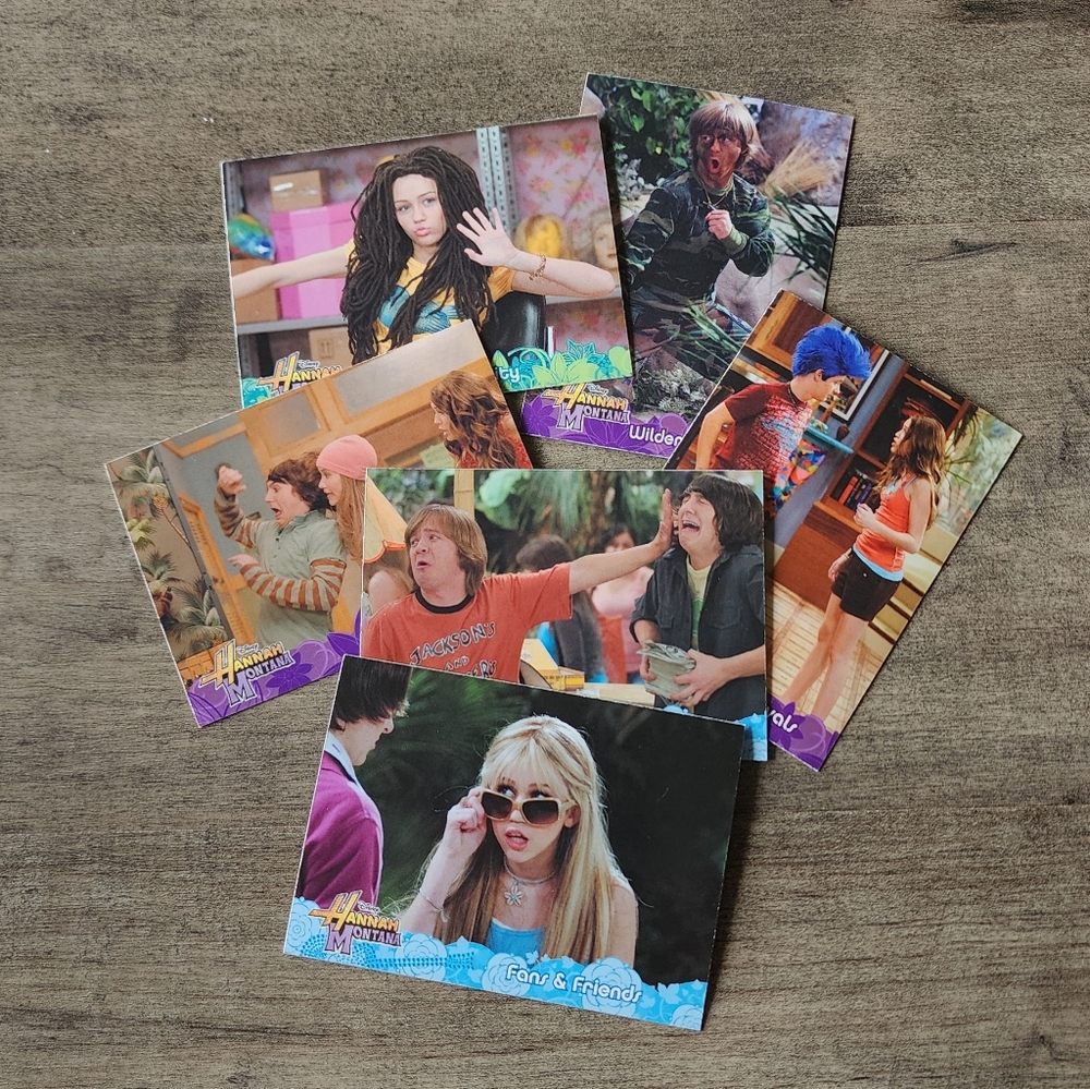 Y2K Disney Hannah Montana Topps Collectible Sticker Cards